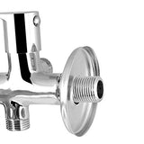 Brass Leaf 2 - Way Angle Valve, Chrome Polished - Marcoware