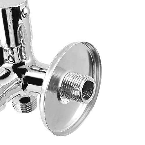 Brass Leaf 2 - Way Long Nose Tap Faucet, Chrome Finish - Marcoware