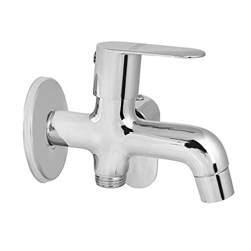 Brass Sleek 2 - Way Long Nose Tap Faucet, Chrome, Polished Finish - Marcoware
