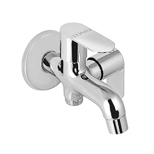 Brass Sleek 2 - Way Long Nose Tap Faucet, Chrome, Polished Finish - Marcoware