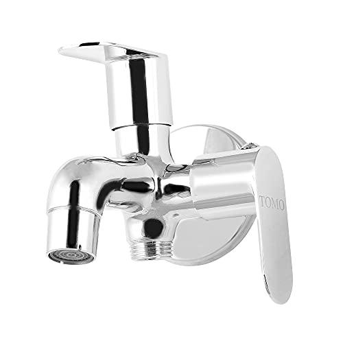 Brass Sleek 2 - Way Long Nose Tap Faucet, Chrome, Polished Finish - Marcoware