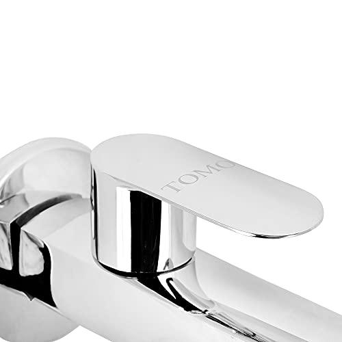 Chic Chrome Wall - Mounted Long Nose Bib Cock Tap - Marcoware