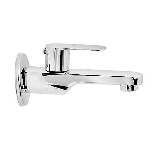 Chic Chrome Wall - Mounted Long Nose Bib Cock Tap - Marcoware