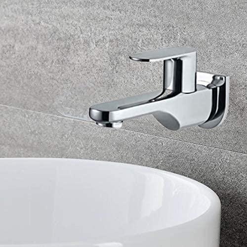 Chic Chrome Wall - Mounted Long Nose Bib Cock Tap - Marcoware