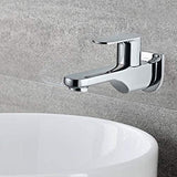 Chic Chrome Wall - Mounted Long Nose Bib Cock Tap - Marcoware