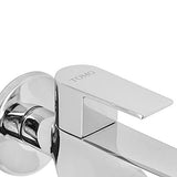 Chrome Brass Long Body Tap with Wall Flange - Marcoware