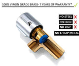 Chrome Polished Brass 2 - Way Long Nose Tap Faucet - Marcoware