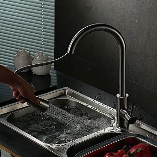 Compact Dual Flow Kitchen Faucet Mixer - Marcoware