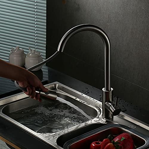 Compact Dual Flow Kitchen Faucet Mixer - Marcoware