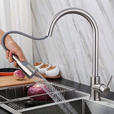 Compact Dual Flow Kitchen Faucet Mixer - Marcoware