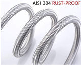 Flexible Braided Connection Pipe with Built - in Spanner for Water Heater & Basin Valve - Marcoware