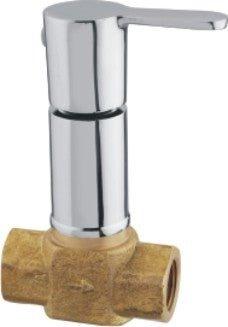 Fuzo Concealed Stop Cock 15mm: Sleek Chrome Finish - Marcoware