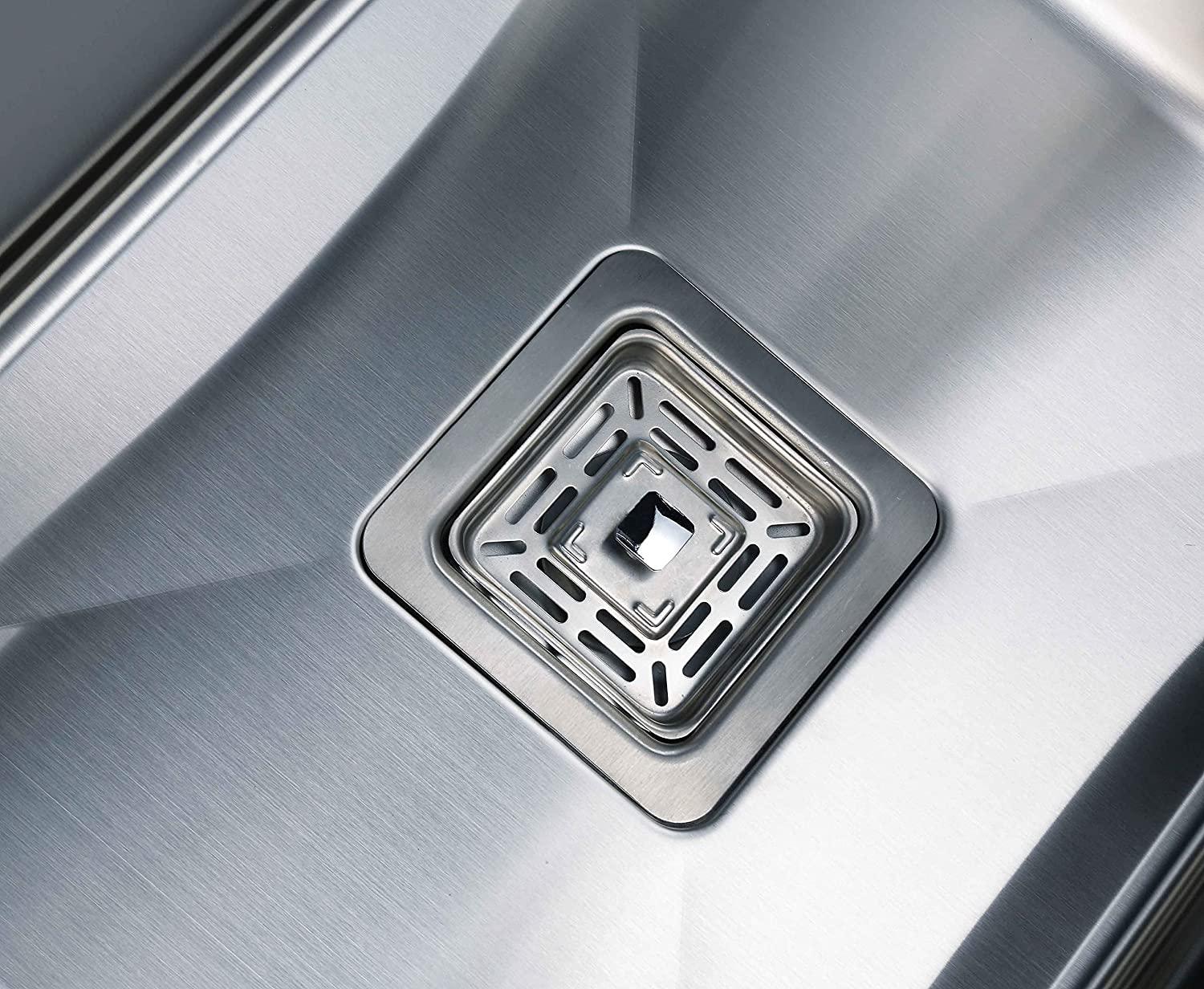 Handcrafted Double Bowl Kitchen Sink with Satin Finish - Marcoware