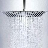Heavy Duty Stainless Steel Trident Square Shower (Chrome) - Marcoware