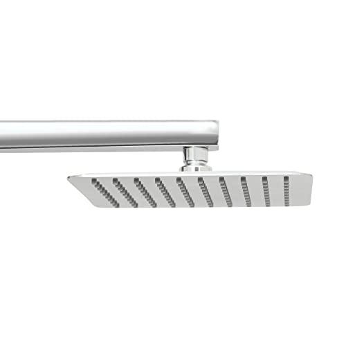 Heavy Duty Stainless Steel Trident Square Shower (Chrome) - Marcoware