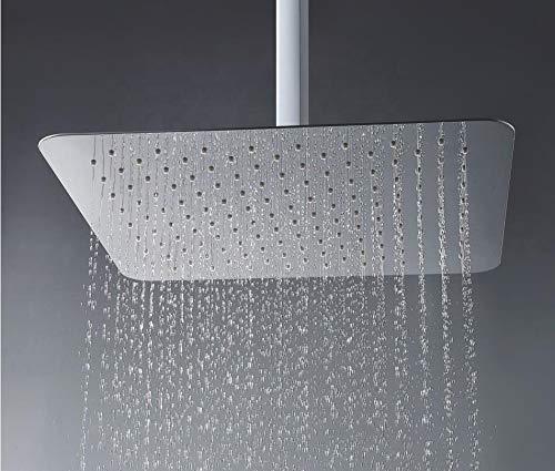 Heavy Duty Stainless Steel Trident Square Shower (Chrome) - Marcoware