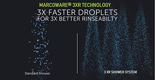 High Density Mist Jet Shower Head, 9 Inches, Chrome - Marcoware