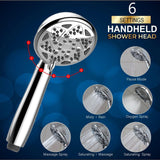 Ivy Multifunction Hand Shower Set, Chrome Finish - Marcoware