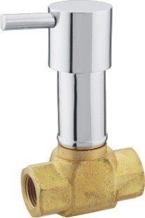 Java 20MM Chrome Concealed Stop Cock with Wall Flange - Marcoware