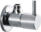 Java Chrome Angle Valve with Wall Flange - Marcoware