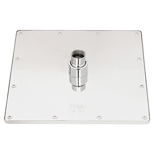 Premium Chrome Stainless Steel Rain Shower Head by Breezo - Marcoware