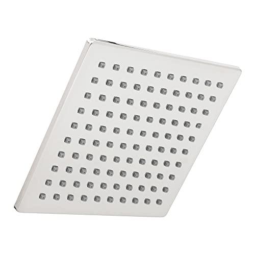 Premium Chrome Stainless Steel Rain Shower Head by Breezo - Marcoware