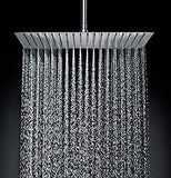 Premium Chrome Stainless Steel Rain Shower Head by Breezo - Marcoware