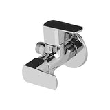 Quadra 2 - Way Chrome Angle Valve with Wall Flange - Marcoware