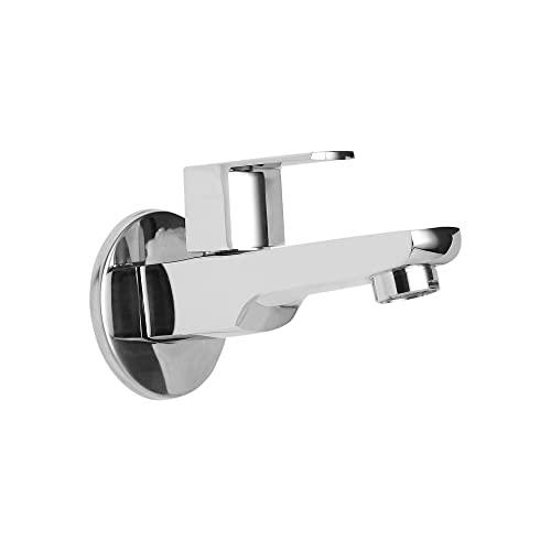 Quadra Long Body Tap with Chrome Wall Flange - Marcoware