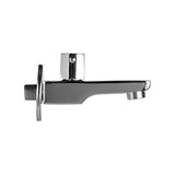 Quadra Long Body Tap with Chrome Wall Flange - Marcoware