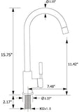 Rico Brushed Steel Kitchen Faucet Mixer - Marcoware