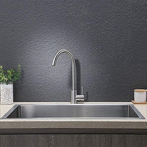 Rico Brushed Steel Kitchen Faucet Mixer - Marcoware