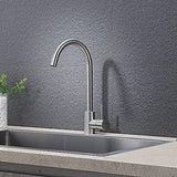 Rico Brushed Steel Kitchen Faucet Mixer - Marcoware