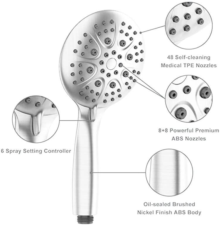 Rigo Multifunction Hand Shower Set - Chrome - Marcoware