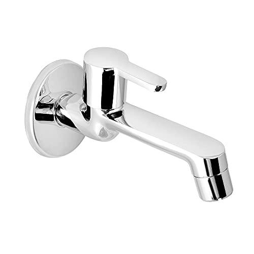 Sleek Chrome Brass Faucet with Wall Flange - Marcoware