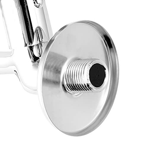 Sleek Chrome Brass Faucet with Wall Flange - Marcoware