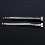 SS 304 Single Lever 24'' Connection Pipes (Pair), Chrome - Marcoware