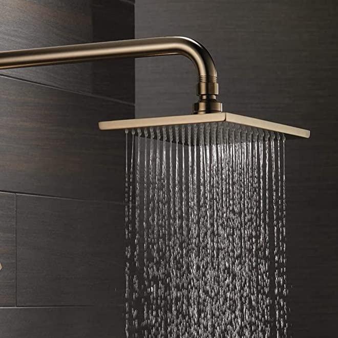 SS Breezo Heavy Duty Rain Overhead Shower, Gold, Stainless Steel - Marcoware