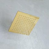 SS Breezo Heavy Duty Rain Overhead Shower, Gold, Stainless Steel - Marcoware