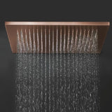 SS Breezo Heavy Duty Rain Overhead Shower, Rose Gold, Stainless Steel - Marcoware