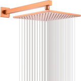 SS Breezo Heavy Duty Rain Overhead Shower, Rose Gold, Stainless Steel - Marcoware