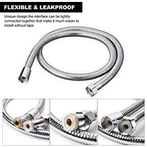 SS Heavy Duty Shower Hose, Ultra Flexible, 1 Meter (Recommended for Health faucet) - Marcoware