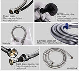 SS Heavy Duty Shower Hose, Ultra Flexible, 1 Meter (Recommended for Health faucet) - Marcoware