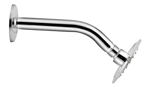 SS Trident Round 4 Inches Shower Head with Arm & Wall Flange - Marcoware