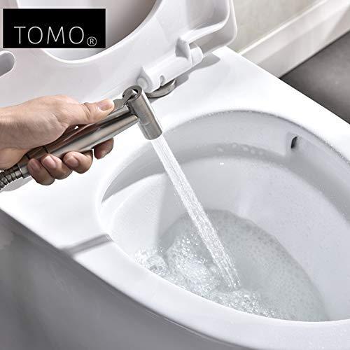 Stainless Steel Heavy Duty Health Faucet with Hose & Wall Mount Hook - Marcoware