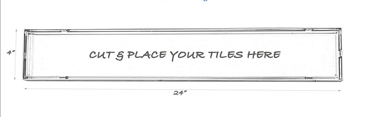 Tile/Marble Insert Shower Drain with Anti - Foul Cockroach Trap - Marcoware