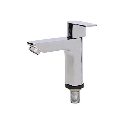 Ultra Soft Brass Bathroom Tap with Chrome Finish & Foam Flow Aerator - Marcoware