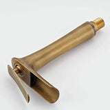 Waterfall Design Single Lever Basin Mixer with Hot & Cold Pipes - Marcoware