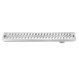 Wave Bathroom/Shower Floor Drain with Collar | Stainless Steel 304 - Marcoware